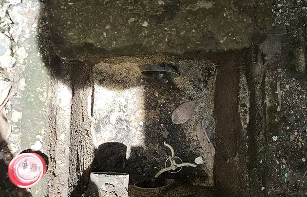 多賀町敏満寺の汚水桝あふれと逆流の高圧洗浄施工事例写真