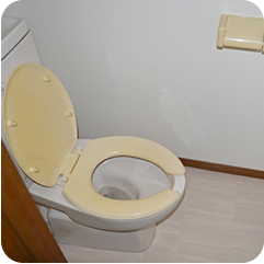 トイレの床